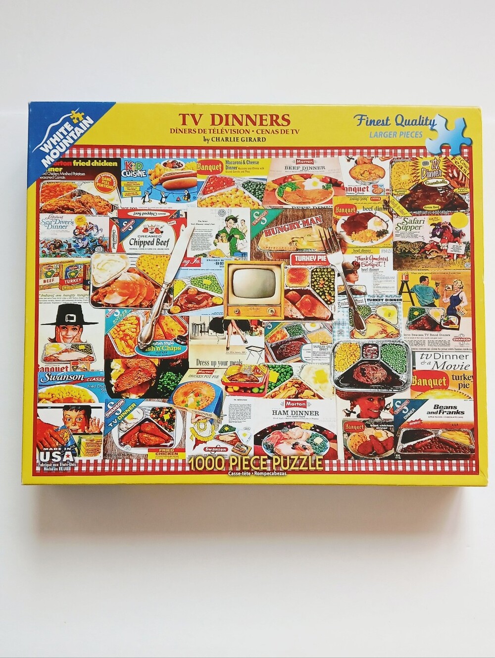 TV Dinners 1000-piece puzzle by White Mountain